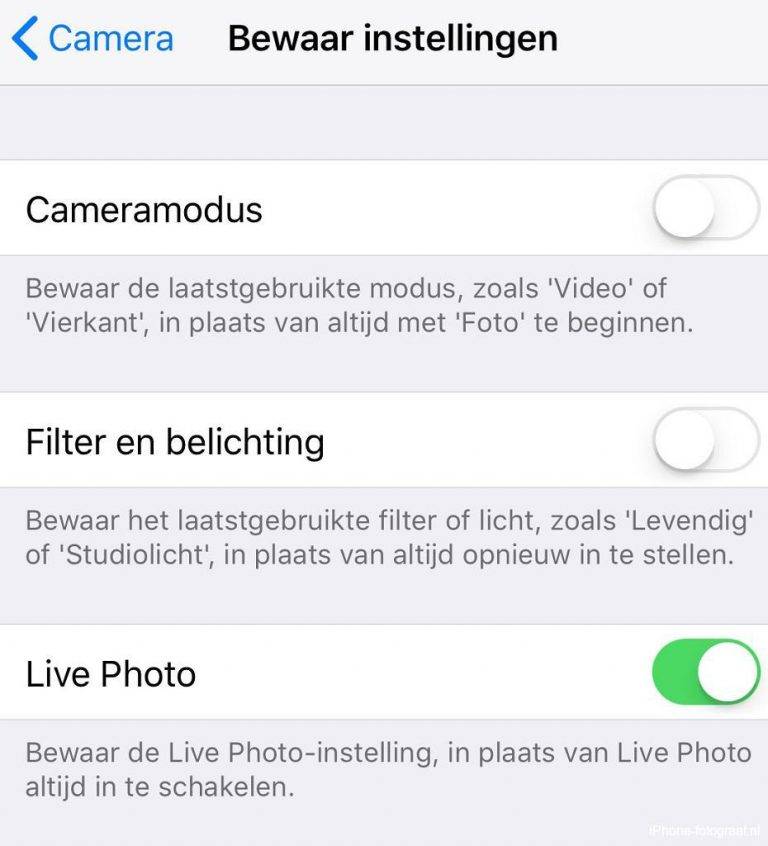 Tips voor het gebruiken van de iPhone 8 Plus Camera-app